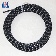 Sintered diamond wire saw ropes for quarry stone cutting